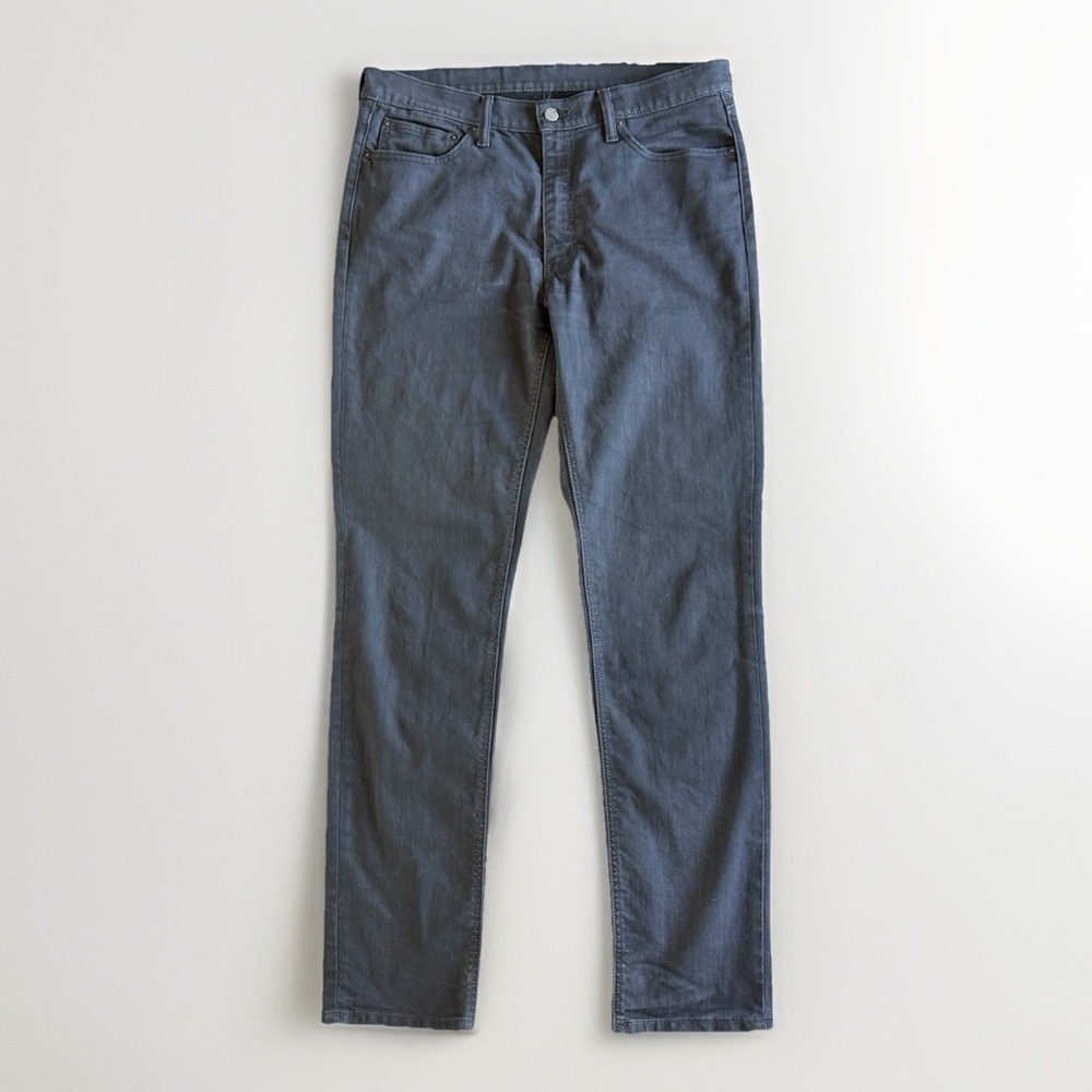 Levis 541 Mens Straight Jeans Size 36x38 Actual 37x36 Dark Gray Denim Streetwear